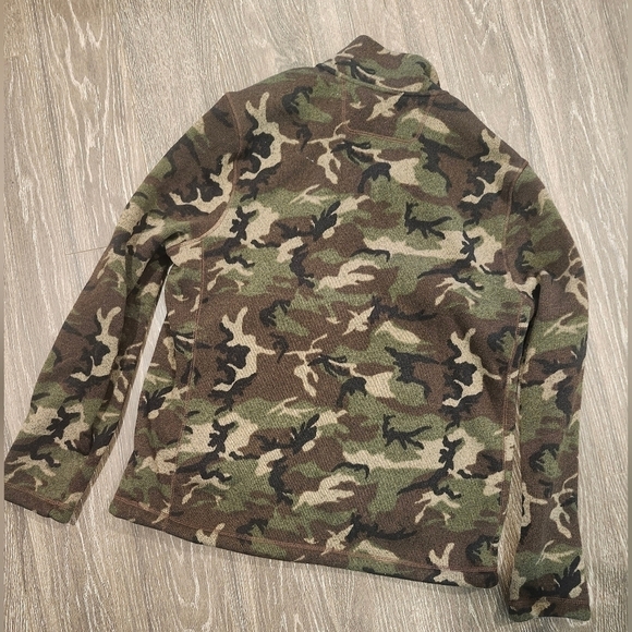 POLO Ralph Lauren Textured Knit Boys Camo Zip Up Size Large - Picture 6 of 8